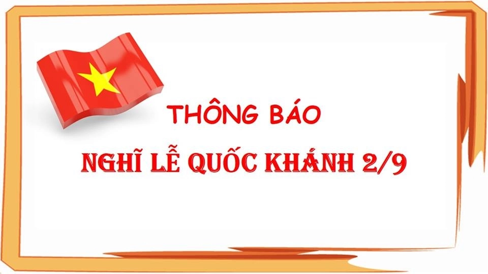 VIETNAM’S NATIONAL DAY CLOSING ANNOUNCEMENT